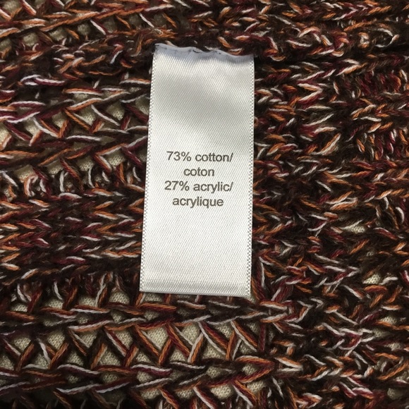 Maurices Multicolor Hooded Cardigan Sweater Size M - Picture 6 of 7